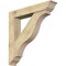 Ekena Millwork Funston Traditional Rough Sawn Bracket w/ Offset Brace, Douglas Fir, 8"W x 44"D x 44"H BKT0806X44X44FST01RDF - alternate 1